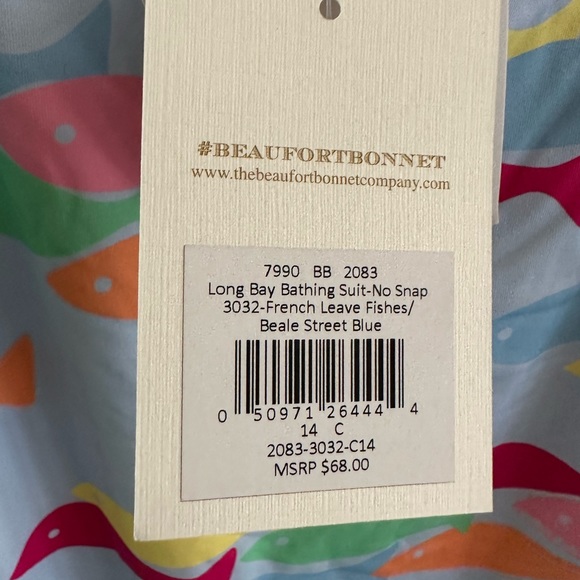 💙5/$25💙HP The Beaufort Bonnet Company Long Bay Bathing Suit NWT - Picture 5 of 5